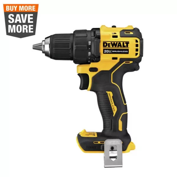 DEWALT ATOMIC 20-Volt MAX Cordless Brushless Compact 1/2 in. Drill/Driver (Tool-Only)