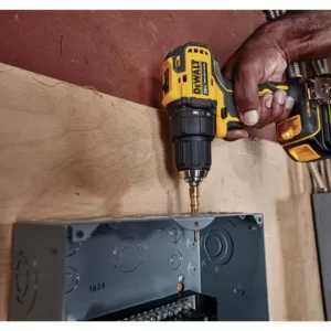 DEWALT ATOMIC 20-Volt MAX Cordless Brushless Compact 1/2 in. Drill/Driver, (2) 20-Volt 1.3Ah Batteries, Charger & Bag