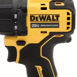 DEWALT ATOMIC 20-Volt MAX Cordless Brushless Compact 1/2 in. Drill/Driver, (2) 20-Volt 1.3Ah Batteries & 4-1/2 in. Circular Saw