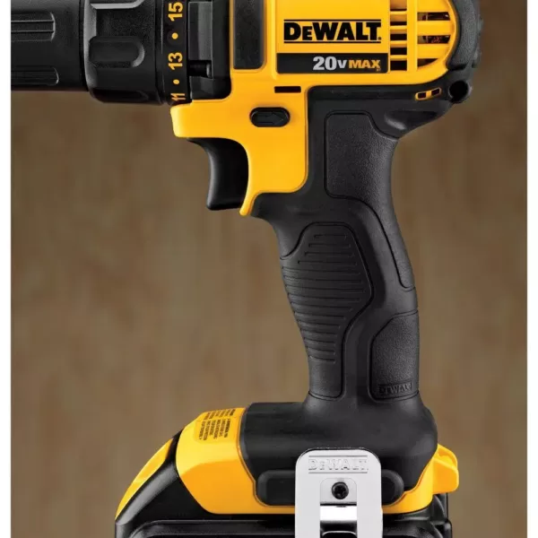 DEWALT 20-Volt MAX Li-Ion Cordless Compact Drill/Drill Driver (Tool-Only) with 20-Volt MAX Compact Li-Ion 3.0 Ah Battery Pack