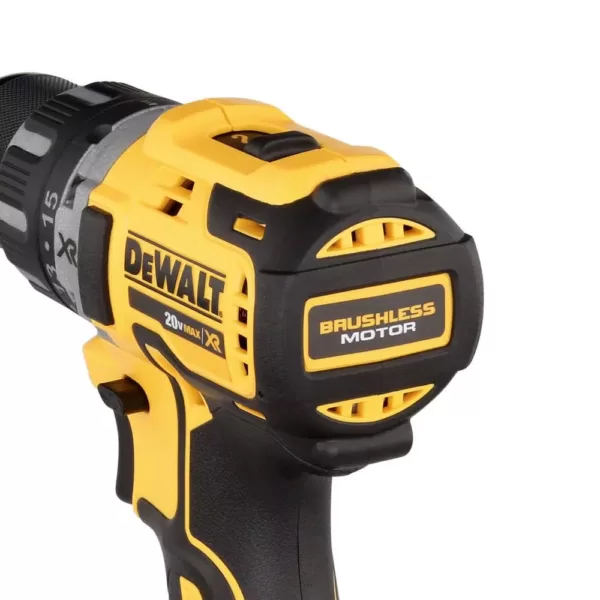 DEWALT 20-Volt MAX XR Cordless Brushless 1/2 in. Drill/Driver with (1) 20-Volt 5.0Ah Battery, Charger & Bag