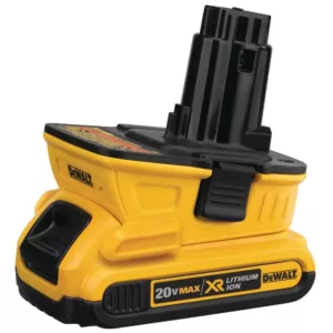 DEWALT 20-Volt MAX Lithium-Ion Battery Adapter for 18-Volt Tools