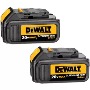 DEWALT 20-Volt MAX Premium Lithium-Ion 3.0Ah Battery Pack (4-Pack)