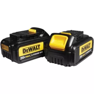 DEWALT 20-Volt MAX Premium Lithium-Ion 3.0Ah Battery Pack (4-Pack)