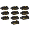 DEWALT 20-Volt MAX Compact Lithium-Ion 1.5Ah Battery Pack (10-Pack)