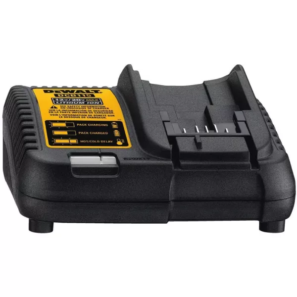 DEWALT 20-Volt MAX XR Premium Lithium-Ion 5.0Ah Battery Pack (2-Pack), Charger & Kit Bag