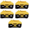 DEWALT 20-Volt MAX XR Premium Lithium-Ion 6.0Ah Battery Pack (5-Pack)