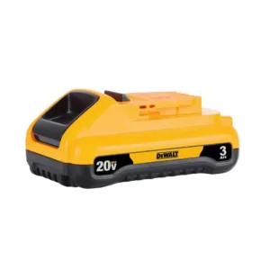 DEWALT 20-Volt MAX Compact Lithium-Ion 3.0Ah Battery Pack