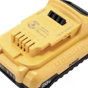 DEWALT 20-Volt MAX Compact Lithium-Ion 3.0Ah Battery Pack (5-Pack)