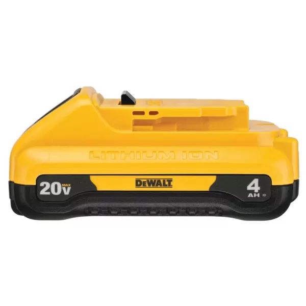 DEWALT 20-Volt MAX Compact Lithium-Ion 4.0Ah Battery Pack (2-Pack)