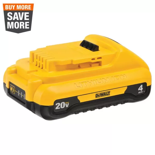 DEWALT 20-Volt MAX Compact Lithium-Ion 4.0Ah Battery Pack