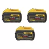 DEWALT FLEXVOLT 20-Volt/60-Volt MAX Lithium-Ion 9.0Ah Battery Pack (3-Pack)