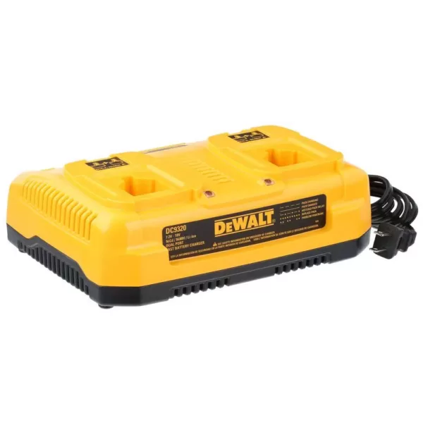 DEWALT 7.2-Volt - 18-Volt Ni-Cd/NiMH/Lithium-Ion 1-Hour Dual Port Charger