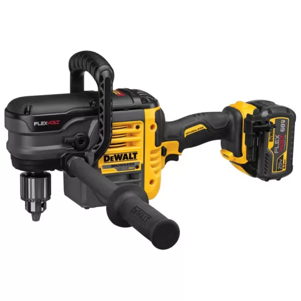 DEWALT FLEXVOLT 60-Volt MAX Cordless Brushless 1/2 in. Stud & Joist Drill, (2) FLEXVOLT 6.0Ah Batteries & Swivel Head Shear