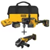 DEWALT FLEXVOLT 60-Volt MAX Cordless Brushless 1/2 in. Stud & Joist Drill, (2) FLEXVOLT 6.0Ah Batteries & Angle Grinder