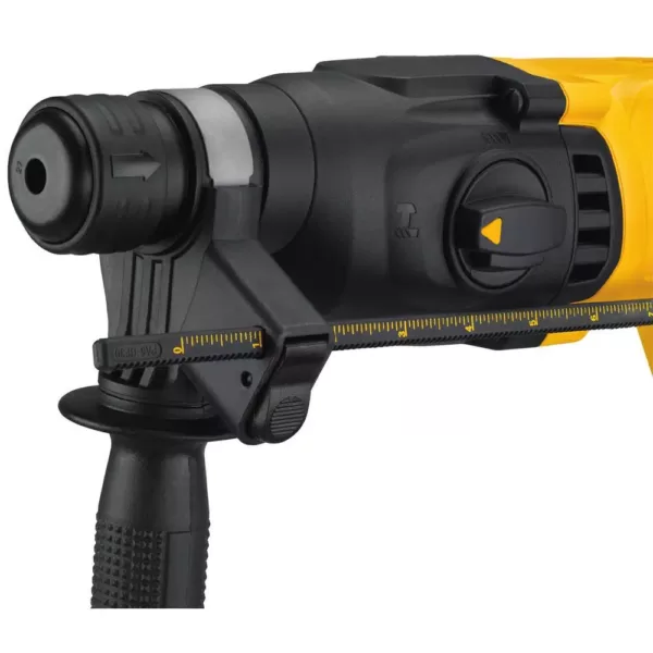 DEWALT 20-Volt MAX Cordless Brushless 1 in. SDS Plus D-Handle Rotary Hammer,(2) 20-Volt 4.0Ah Batteries & 3/8 in. Impact Wrench