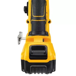 DEWALT 20-Volt MAX XR Brushless 1 in. SDS Plus L-Shape Rotary Hammer, (2) 20-Volt 5.0Ah Batteries & 3/8 in. Impact Wrench