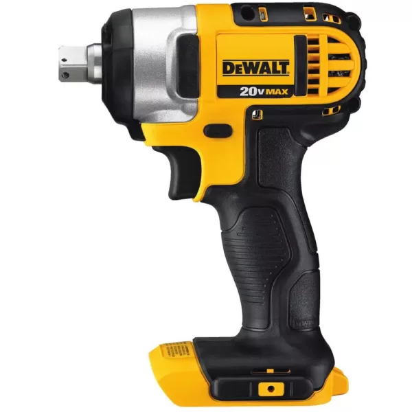 DEWALT 20-Volt MAX XR 1 in. SDS Plus L-Shape Rotary Hammer w/ Extractor, (2) 20-Volt 5.0Ah Batteries & 1/2 in. Impact Wrench