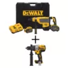 DEWALT FLEXVOLT 60-Volt MAX Brushless 1-7/8 in. SDS MAX Rotary Hammer, (2) FLEXVOLT 9.0Ah Batteries & Hammer Drill/Driver