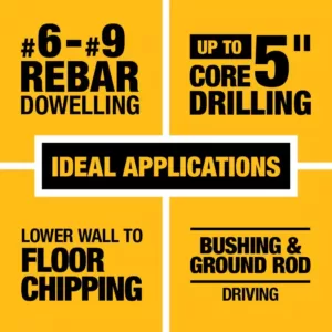 DEWALT FLEXVOLT 60-Volt MAX Brushless 1-7/8 in. SDS MAX Rotary Hammer, (2) FLEXVOLT 9.0Ah Batteries & Hammer Drill/Driver