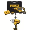 DEWALT FLEXVOLT 60-Volt MAX Brushless 1-7/8 in. SDS MAX Rotary Hammer, (2) FLEXVOLT 9.0Ah Batteries & 1/2 in. Impact Wrench