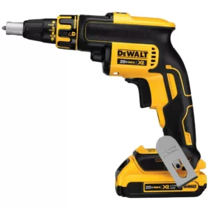 DEWALT 20-Volt MAX XR Cordless Drywall Screw Gun/Cut-out Tool Combo Kit (2-Tool) with (2) 20-Volt 2.0Ah Batteries & Charger