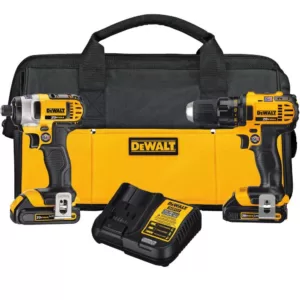 DEWALT 20-Volt MAX Cordless Drill/Impact Combo Kit (2-Tool) with (2) 20-Volt 1.5Ah Batteries, Charger & 6-1/2 in. Circular Saw