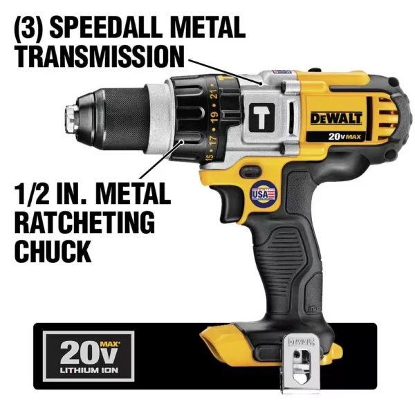 DEWALT 20-Volt MAX Cordless Hammer Drill/Impact Driver Combo Kit (2-Tool) with (2) 20-Volt 3.0Ah Batteries & Charger