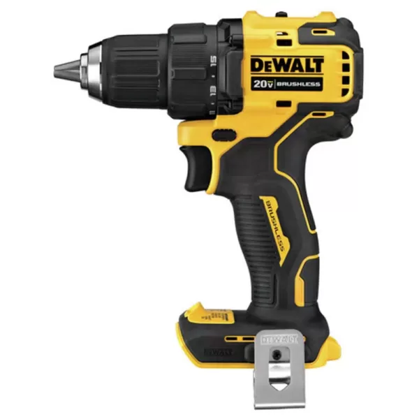 DEWALT ATOMIC 20-Volt MAX Cordless Brushless Combo Kit (4-Tool), (2) 2.0 Ah Batteries, Charger & Bag