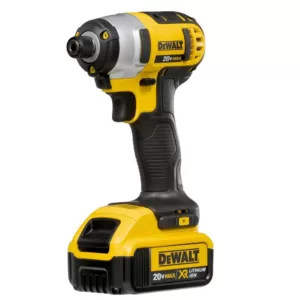 DEWALT 20-Volt MAX Cordless Combo Kit (5-Tool) with (1) 20-Volt 4.0Ah Battery, (1) 20-Volt 2.0Ah Battery & Charger