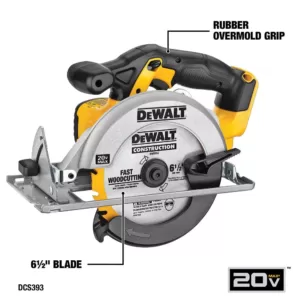 DEWALT 20-Volt MAX Cordless Combo Kit (8-Tool) with (2) 20-Volt 2.0Ah Batteries & 3/8 in. Impact Wrench