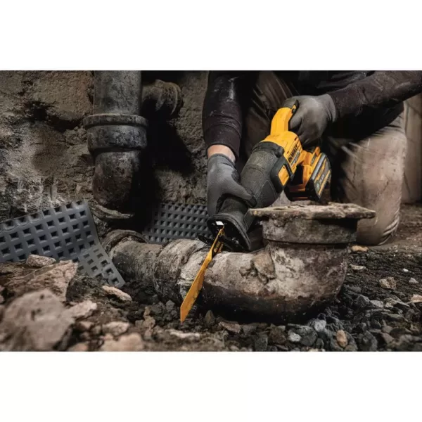 DEWALT FLEXVOLT 60-Volt MAX Cordless Brushless Reciprocating Saw with (2) FLEXVOLT 9.0Ah Batteries & 4-1/2 in. Grinder