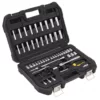 DEWALT 1/4 in. Drive SAE and Metric Socket Set (69-Piece)