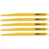 DEWALT 12 in. 6 Teeth per in. Taper Back Bi-Metal Reciprocating Saw Blade (5-Pack)