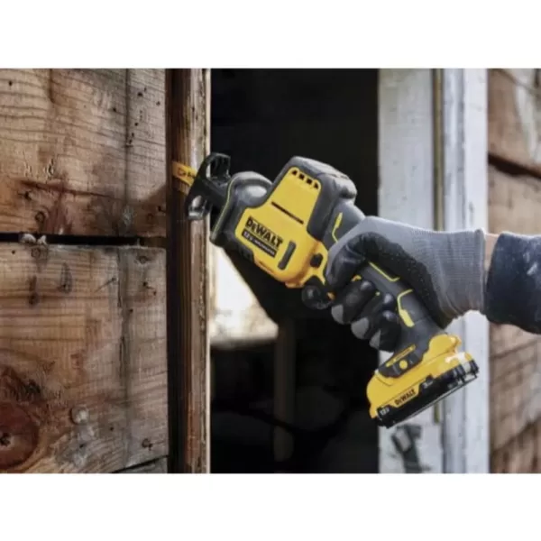 DEWALT 6 in. 10/14 Teeth per in. Straight Back Bi Metal Reciprocating Saw Blade (5-Pack)