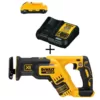 DEWALT 20-Volt MAX XR Cordless Brushless Compact Reciprocating Saw with (1) 20-Volt Battery 3.0Ah & Charger