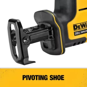 DEWALT ATOMIC 20-Volt MAX Cordless Brushless Compact Reciprocating Saw, (1) 5.0Ah Battery, Charger & Bag