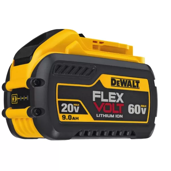 DEWALT FLEXVOLT 60-Volt MAX Cordless Brushless Reciprocating Saw with (1) FLEXVOLT 9.0Ah & (1) FLEXVOLT 6.0Ah Battery