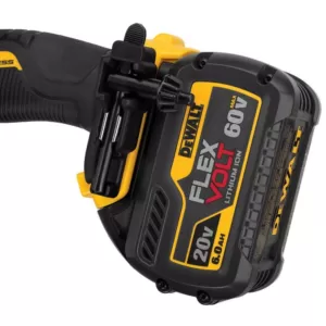 DEWALT FLEXVOLT 60-Volt MAX Cordless Brushless 1/2 in. Stud & Joist Drill with E-Clutch & (2) FLEXVOLT 6.0Ah Batteries