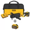 DEWALT FLEXVOLT 60-Volt MAX Cordless In-line 1/2 in. Stud & Joist Drill with E-Clutch & (2) FLEXVOLT 9.0Ah Batteries