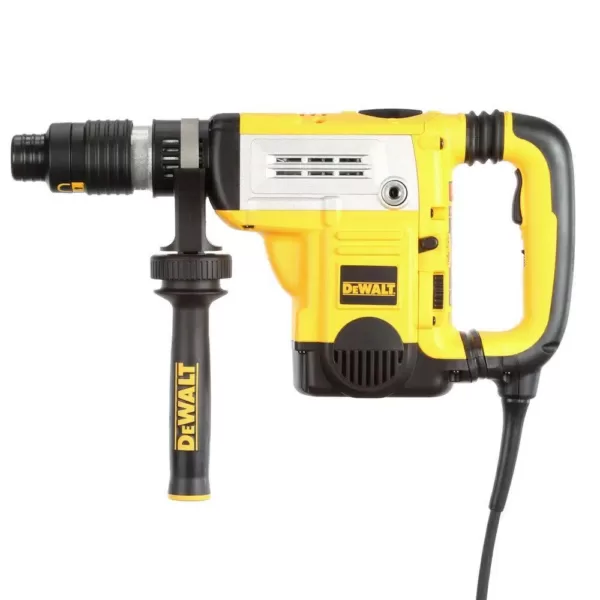 DEWALT 13.5 Amp 1-3/4 in. Corded Spline Combination Concrete/Masonry Rotary Hammer with SHOCKS, 2 Stage Clutch and Case