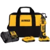 DEWALT 20-Volt MAX Cordless Drywall Cut-Out Tool with (2) 20-Volt Batteries 2.0Ah & Charger