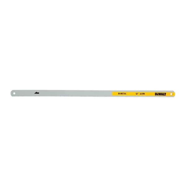 DEWALT 10 in. 18, 24 and 32-TPI Bi-Metal Hacksaw Blade (3-Pack)