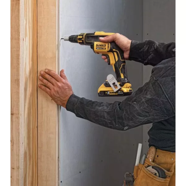 DEWALT 20-Volt MAX Lithium-Ion Cordless Screwgun with Bonus Collated Screw Attachment