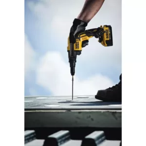 DEWALT 20-Volt MAX XR Cordless Brushless Drywall Screw Gun with Versa-Clutch Adjustable Torque with (2) 20-Volt 4.0Ah Batteries