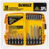 DEWALT 18-Piece Screwdriving Set with Tough Case