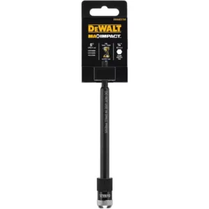 DEWALT MAX IMPACT 2.5 in. #2 Square Bit (15-Piece) with Small Bulk Storage Case with Bonus MAX Impact 6 in. Bit Holder