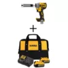 DEWALT 20-Volt MAX XR Cordless Brushless Cable Stripper with (2) 20-Volt 5.0Ah Batteries & Charger