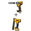 DEWALT 20-Volt MAX XR Cordless Brushless Cable Stripper with Stapler & (1) 20-Volt 2.0Ah Battery