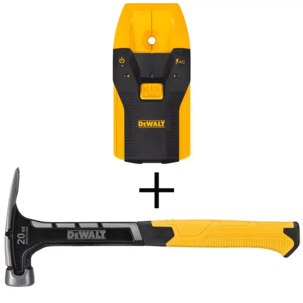 DEWALT 3/4 in. Stud Finder with Bonus 20 oz. Hammer